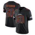 D.Broncos #60 Luke Wattenberg Player Black Impact Limited Game Jdoa Stitched Jerseys