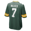 Jdoa GB.Packers #7 Quay Walker Green Player Game Jersey