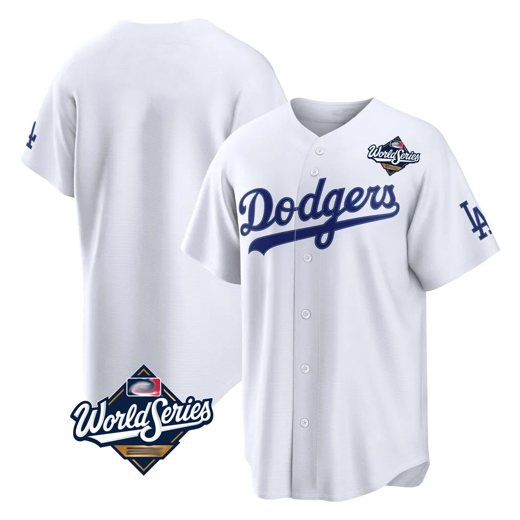 LA.Dodgers ## Dodgers Blank Player White Home Game World Series Jdoa Stitched Jerseys