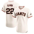 SF.Giants #22 Will Clark Player Cream Home Limited Elite Jdoa Stitched Jerseys