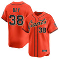 SF.Giants #38 Robbie Ray Player Orange Home Limited Jdoa Stitched Jerseys