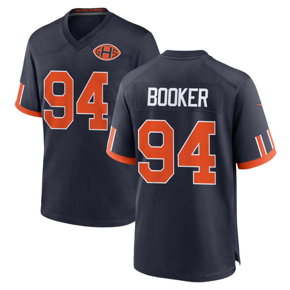 C.Bears #94 Austin Booker Player Navy 2026 Rivalries Collection Home Game Jdoa Stitched Jerseys