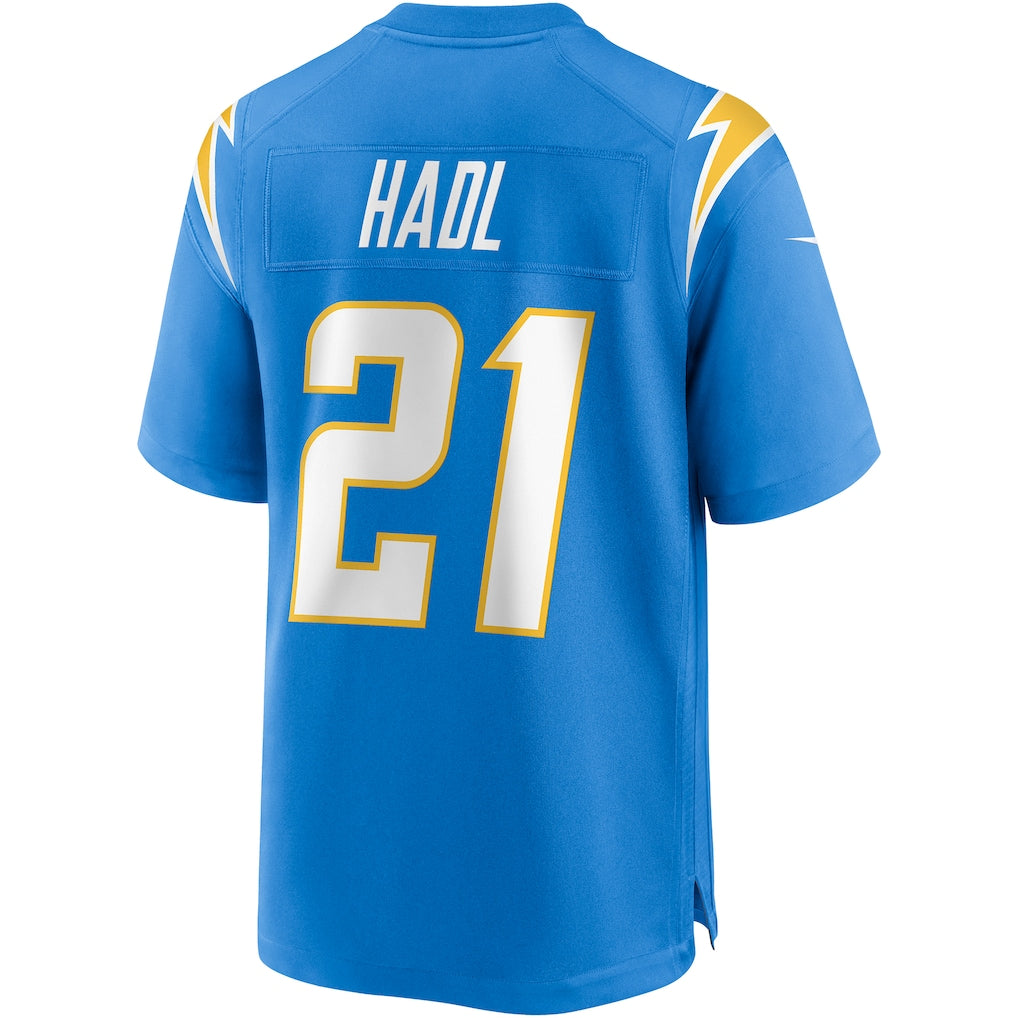 Jdoa LA.Chargers #21 John Hadl Powder Blue Game Retired Player Jersey