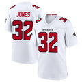 A.Falcons #32 Cash Jones Player White Team Color Home Game Jdoa Stitched Jerseys