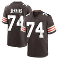 C.Browns #74 Elgton Jenkins Player Brown Home Game Jdoa Stitched Jerseys