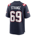 Jdoa NE.Patriots #69 Cole Strange Navy Game Player Jersey