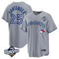 T.Blue Jays #25 Anthony Santander Player Gray 2025 World Series Home Limited Jdoa Stitched Jerseys