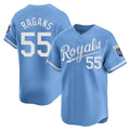 KC.Royals #55 Cole Ragans Player Light Blue Alt Limited Home Jdoa Stitched Jerseys