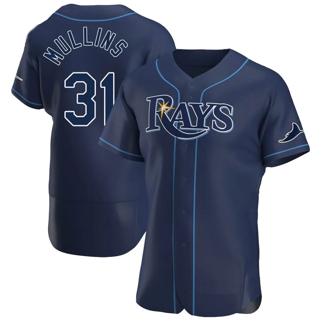 T.Bay Rays #31 Cedric Mullins Player Navy Home Limited Elite Jdoa Stitched Jerseys