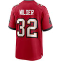 Jdoa TB.Buccaneers #32 James Wilder Red Game Retired Player Jersey