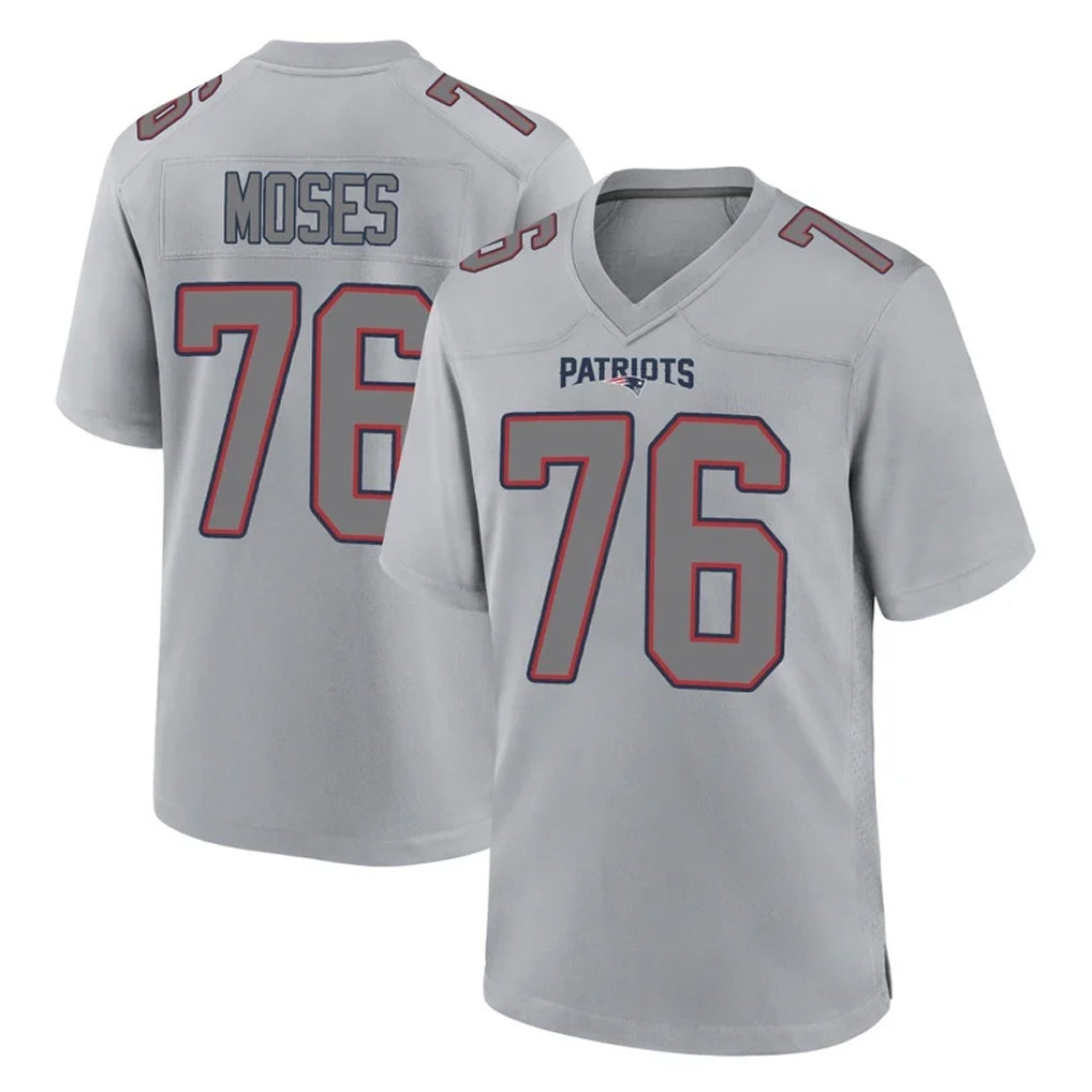 NE.Patriots #76 Morgan Moses Player Gray Fashion Limited Home Game Jdoa Stitched Jerseys