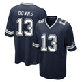 D.Cowboys #13 Caleb Downs Player Navy Home Game Jdoa Stitched Jerseys
