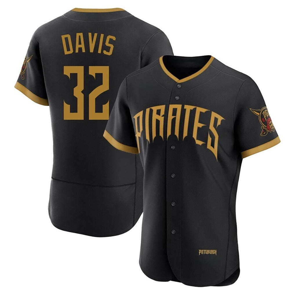 P.Pirates #32 Henry Davis Player Black 2026 City Connect Home Limited Elite Jdoa Stitched Jerseys
