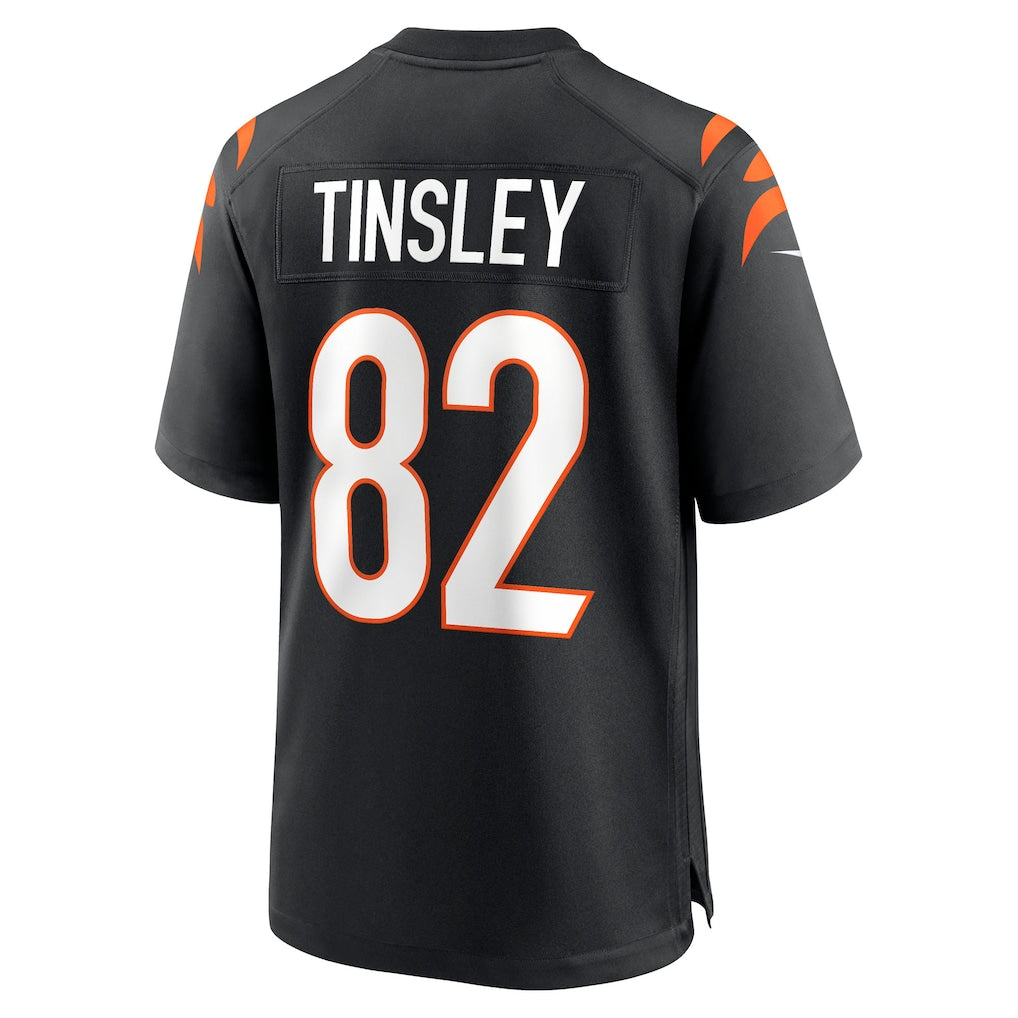 Jdoa C.Bengals #82 Mitchell Tinsley Black Team Game Jersey