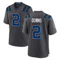 IN.Colts #2 Josh Downs Player Anthracite 2026 Rivalries Collection Home Game Hdoa Stitched Jerseys
