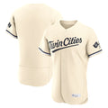 M.Twins ## Twins Blank Player Cream Home Limited Elite Jdoa Stitched Jerseys