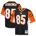 C.Bengals #85 Chad Johnson Player Black Mitchell & Ness Replica Jdoa Stitched Jerseys