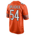 C.Bears #54 Brian Urlacher Player Orange Home Game Jdoa Stitched Jerseys