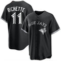 T.Blue Jays #11 Bo Bichette Player Black Home Game Jdoa Stitched Jerseys
