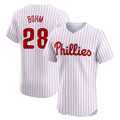 P.Phillies #28 Alec Bohm Player White Home Limited Elite Jdoa Stitched Jerseys