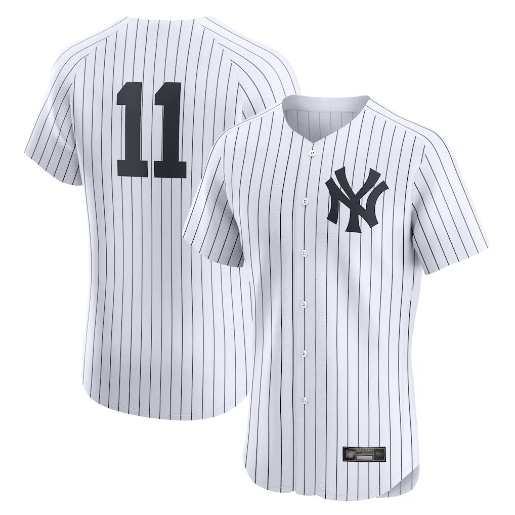 NY.Yankees #11 Anthony Volpe Player White Limited Elite Home Jdoa Stitched Jerseys