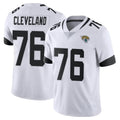 J.Jaguars #76 Ezra Cleveland Player White Vapor Untouchable Limited Home Game Jdoa Stitched Jerseys