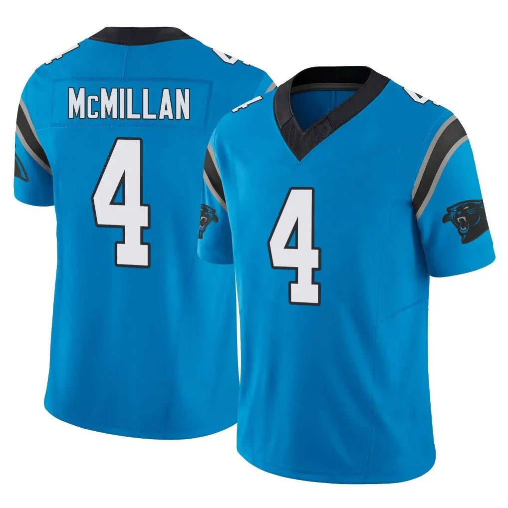 C.Panthers #4 Tetairoa McMillan Player Blue Vapor F.U.S.E. Limited Home Game Jdoa Stitched Jerseys