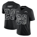 LA.Chargers #20 Cam Hart Player Black Limited 2026 Salute to Service Home Game Stitched Jerseys