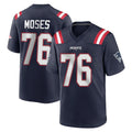 NE.Patriots #76 Morgan Moses Player Navy Home Game Jdoa Stitched Jerseys