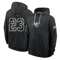 KC.Chiefs #23 Drue Tranquill Player 2026 Black Logo Pullover Hoodies Limited Game Stitched Jerseys