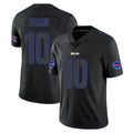 B.Bills #10 Khalil Shakir Player Black Impact Limited Game Jdoa Stitched Jerseys