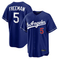 LA.Dodgers #5 Freddie Freeman Player Royal Game Home Jdoa Stitched Jerseys