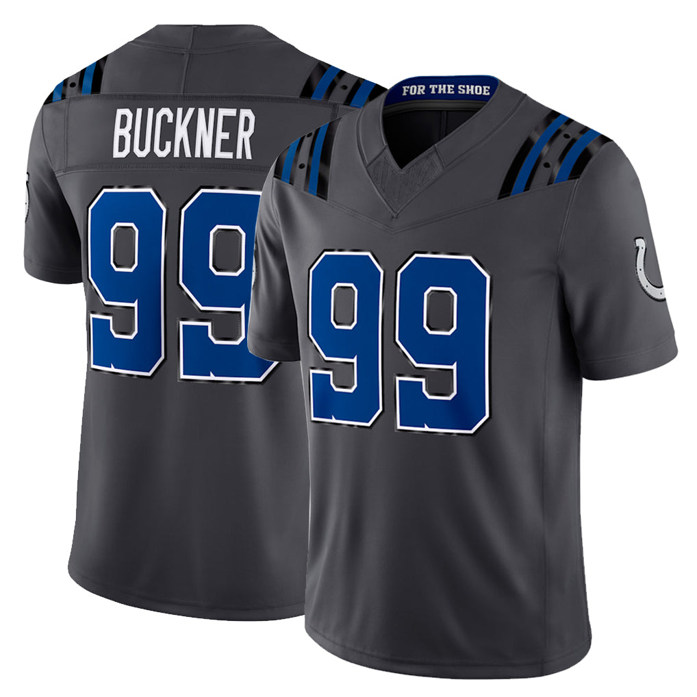 IN.Colts #99 DeForest Buckner Player Anthracite Limited 2026 Rivalries Collection Home Game Hdoa Stitched Jerseys