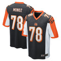 C.Bengals #78 Anthony Munoz Player Black Alternate Home Game Jdoa Stitched Jerseys