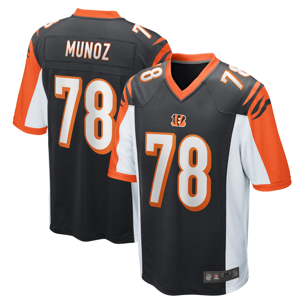 C.Bengals #78 Anthony Munoz Player Black Alternate Home Game Jdoa Stitched Jerseys