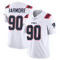 NE.Patriots #90 Christian Barmore Player White Vapor Untouchable Home Game Jdoa Stitched Jerseys