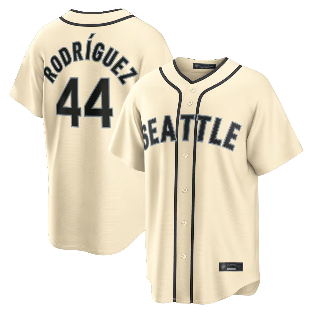 S.Mariners #44 Julio Rodriguez Player Cream 2026 Home Limited Jdoa Stitched Jerseys