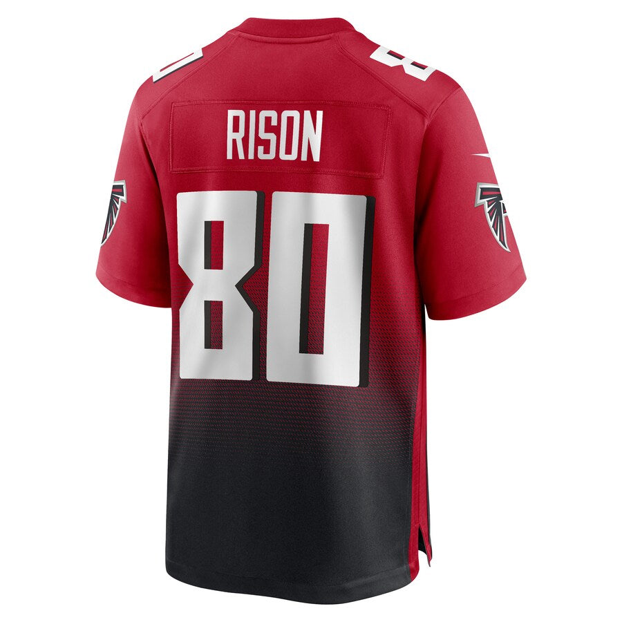 A.Falcons #80 Andre Rison Player Red Home Game Jdoa Stitched Jerseys