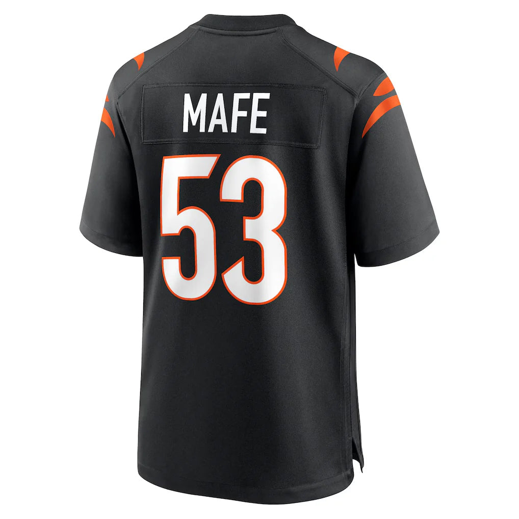 C.Bengals #53 Boye Mafe Player Black Home Game Jdoa Stitched Jerseys