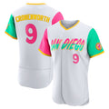 S.Diego Padres #9 Jake Cronenworth Player White City Connect Home Limited Elite Jdoa Stitched Jerseys