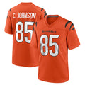 C.Bengals #85 Chad Johnson Player Orange Home Game Jdoa Stitched Jerseys