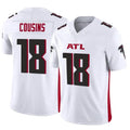 A.Falcons #18 Kirk Cousins Player Vapor F.U.S.E. Limited Whtie Jdoa Stitched Jerseys