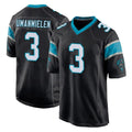 C.Panthers #3 Princely Umanmielen Player Black Game Jdoa Stitched Jerseys