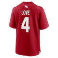 Jdoa A.Cardinals #4 Jeremiyah Love Red Game Player Stitched Jersey