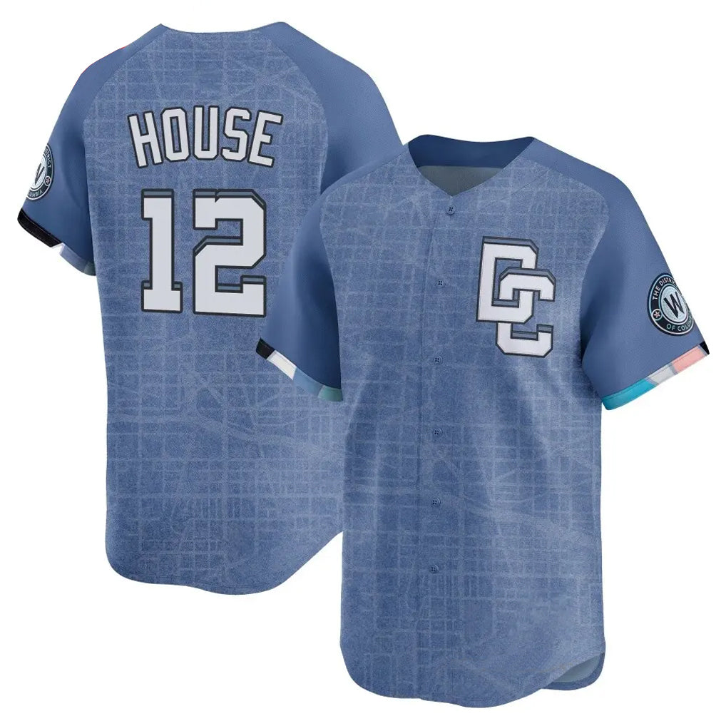 W.Nationals #12 Brady House Player Blue Limited City Connect Jdoa Stitched Jerseys