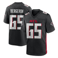 A.Falcons #65 Matthew Bergeron Player Black Home Game Jdoa Stitched Jerseys
