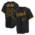 Athletics #20 Zack Gelof Player Black Snake Skin City Home Game Jdoa Stitched Jerseys