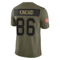 B.Bills #86 Dalton Kincaid Player Olive Salute to Service Limited Home Game Jdoa Stitched Jerseys