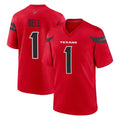 H.Texans #1 Tank Dell Player Red Alternate Home Game Jdoa Stitched Jerseys