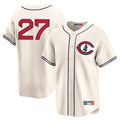 C.Cubs #27 Seiya Suzuki Player Cream Field of Dreams Limited Home Game Jdoa Stitched Jerseys